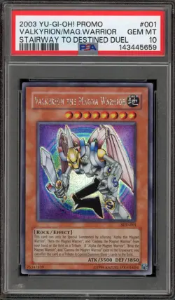 Yu-Gi-Oh! Valkyrion The Magna Warrior Stairway to Destined Duel SDD-001 PSA 10 - Image 1