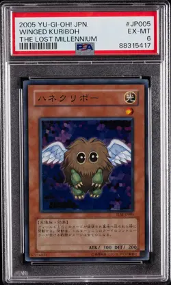 2005 YU-GI-OH! JPN THE LOST MILLENNIUM #JP005 WINGED KURIBOH PSA 6 - Image 1