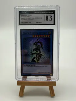 2015 Yugioh Black Luster Soldier DPBC-EN006 Super Rare Holo 1st Edition CGC 8.5 - Image 3