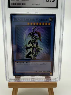 2015 Yugioh Black Luster Soldier DPBC-EN006 Super Rare Holo 1st Edition CGC 8.5 - Image 5