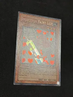 Yugioh Injection Fairy Lily LOD-100 Secret Rare Unlimited NM - Image 2