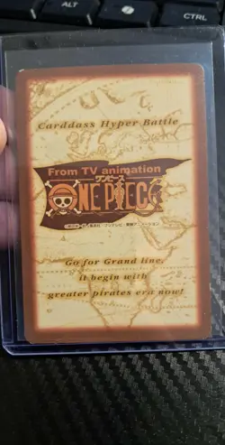 BANDAI One Piece Hyper Battle C145 LUFFY HOLO FOIL SCARCE EARLY CARD VINTAGE - Image 2