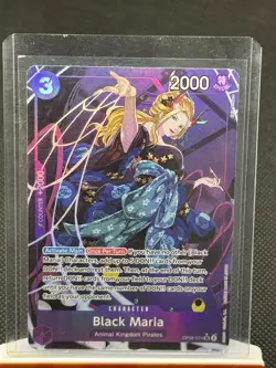 One Piece TCG BLACK MARIA OP08-074 SR ALT ART TWO LEGENDS ENGLISH - Image 1