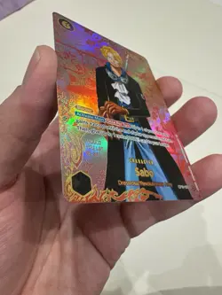 One Piece CCG Sabo Manga English Red Manga Op13-120 Super Rare Custom Card - Image 4