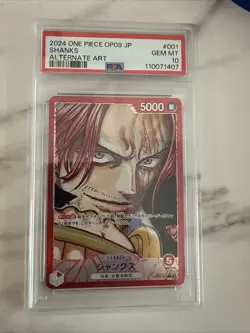 2024 One Piece OP10 Japanese Divine Departure Alternate Art #019 PSA 10 Gem Mint - Image 1