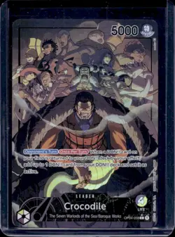 2023 One Piece Crocodile OP04 Alternate Art #058 - Image 1