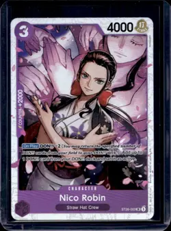 2025 One Piece Nico Robin SR Purple Starter Deck #ST25-003 - Image 1