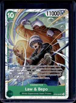 2025 One Piece Law & Bepo SD Green Jewelry Super Rare #ST24-004 - Image 1