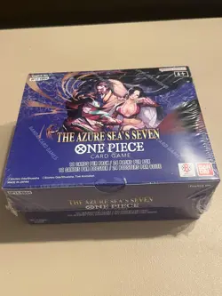 One Piece OP14 The Azure Sea’s Seven Booster Box Factory Sealed 24 Packs - Image 1