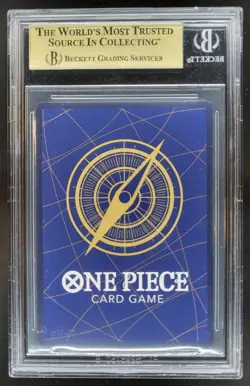 2022 One Piece Summit Decisive Battle JPN Nami Secret Rare OP02-036 BGS 9.5 DL - Image 2