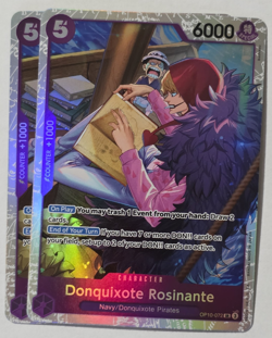 One Piece CCG - Donquixote Rosinante OP10-072 SR Foil - Royal Blood X2 - Image 1