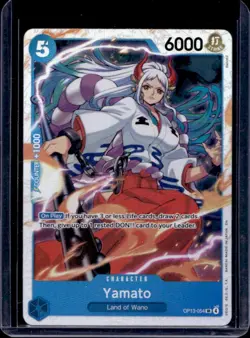 2025 One Piece Yamato Super Rare #OP13-054 - Image 1