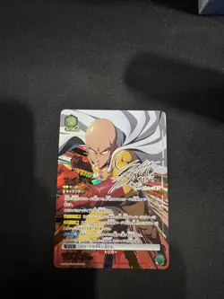 Signed Saitama FOIL UNION ARENA One Punch Man UA35BT/OPM-1-062 SR ☆☆ NM Japanese - Image 1