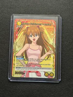 Union Arena Asuka Shikinami Langley EVA-1-012 R* Evangelion English FOIL ALT ART - Image 1