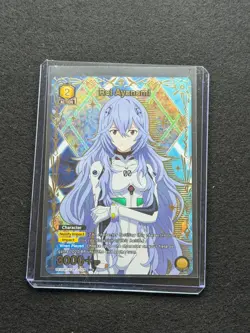 Rei Ayanami Eng 004 Evangelion Union Arena R* English (FOIL) NM - Image 1