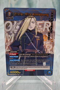 Union Arena Fullmetal Olivier Mira Armstrong UE09BT/FMA-1-060 SR* Foil - NM - Image 1