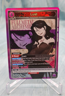 Union Arena Fullmetal Alchemist Lust UE09BT/FMA-1-090 SR Foil - NM - Image 1