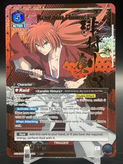 Union Arena Rurouni Kenshin UE11BT/RNK-1-011 Kenshin Himura SR* Alt Art - Image 1