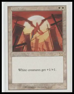 Crusade – 6th Edition | MTG White Enchantment | Classic Anthem Card - Image 1