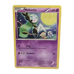 Meloetta (Moonetta) BW68 Black Star Promo Black & White Era Pokemon Card - Image 1