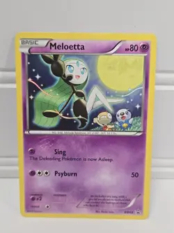 Meloetta (Moonetta) BW68 Black Star Promo Black & White Era Pokemon Card - Image 2