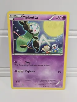 Meloetta (Moonetta) BW68 Black Star Promo Black & White Era Pokemon Card - Image 5