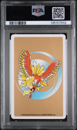 2000 POKEMON GOLD VERSION PLAYING CARDS 3 OF CLUBS #042 GOLBAT PSA 10 - Image 2