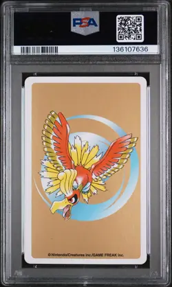 2000 POKEMON GOLD VERSION PLAYING CARDS 10 OF SPADES #198 MURKROW PSA 9 - Image 2