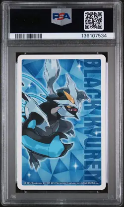2012 POKEMON BLACK 2 PLAYING CARDS ACE OF CLUBS SNIVY PSA 9 - Image 2
