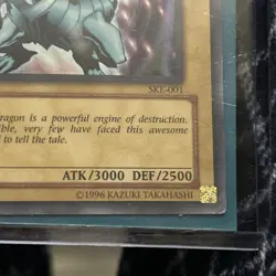 1st Edition Blue-Eyes White Dragon Yugioh Card - Image 3