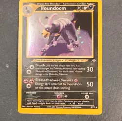 Pokemon Neo Destiny Houndoom Holo Rare English Pokemon TCG Card #4/75 - Image 1