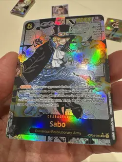 One Piece CCG Sabo Manga English Op04-083 Alternate Art Custom Card - Image 4