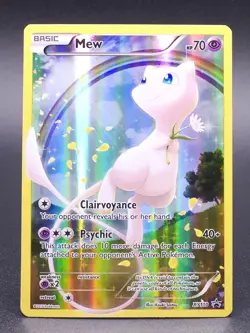 Mew XY110 - XY Black Star Promo Holo Foil Full Art Pokemon Card - Near Mint - Image 1