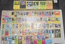 Midvintage pokemon card lot MP/DMG c,un, Rares, Holos 500+ - Image 1