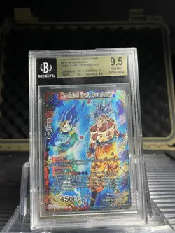 Dragon Ball Super Card Game Son Goku & Vegeta, Apex of Power BGS 9.5 (3 10 Subs) - Image 1