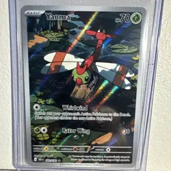 Pokemon TCG Yanma Destined Rivals Full Art Rare Card 183/182 - Image 1