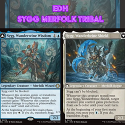 EDH - Sygg Merfolk Tribal , MTG Commander Deck, Bracket 2, Lorwyn Eclipsed - Image 1