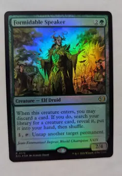 1x Formidable Speaker FOIL NM - ECL Magic MTG x1 - Image 1