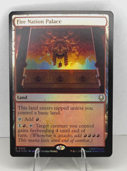 MTG TLA-0268 Fire Nation Palace - Avatar: The Last Airbender Foil Rare - Image 1