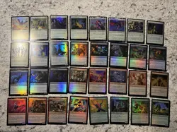 MTG Spider-Man 2025 COMPLETE FOIL COMMON UNCOMMON set & Lands - Image 1