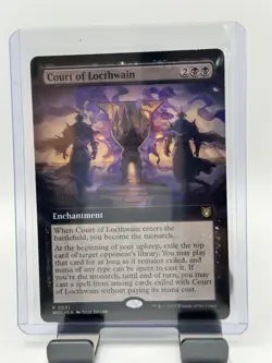 MTG, Court of Locthwain (Extended Art) NM 31 Commander Wilds of Eldraine Regular - Image 1