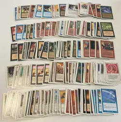 MTG Magic The Gathering 275+ Card Lot, Vintage 1993- 1997. White MTG Cards - Image 1