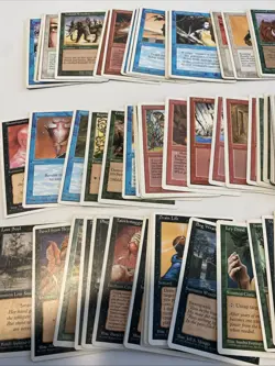 MTG Magic The Gathering 275+ Card Lot, Vintage 1993- 1997. White MTG Cards - Image 4