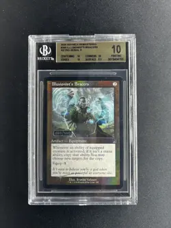 Magic MTG - Illusionist's Bracers RVR #392 Serial 093/500 BGS 10 Rav - Image 1