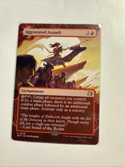 Aggravated Assault Wilds of Eldraine: Enchanting Tales Regular - Image 1