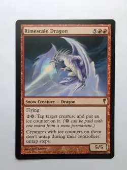 MTG Rimescale Dragon (CSP) Coldsnap Regular Rare 95/155 - Image 1