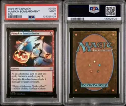 2025 MTG Marvel Spider-Man #139 Pumpkin Bombardment Foil PSA 9 NM-MT! - Image 3