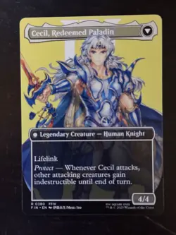 MTG Final Fantasy English Cecil, Dark Knight Borderless 0380 Non-Foil - Image 2