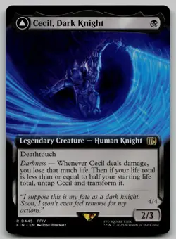 Cecil, Dark Knight (Borderless) R FINAL FANTASY 380 NM - Image 1