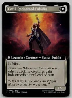 Cecil, Dark Knight (Borderless) R FINAL FANTASY 380 NM - Image 2